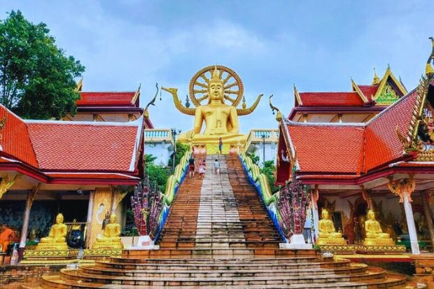 Những điều lưu ý khi du lịch đảo Koh Samui Thái Lan - Chùa Wat Phra Yai